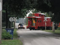 Hoosier Valley Railroad Museum caboose train